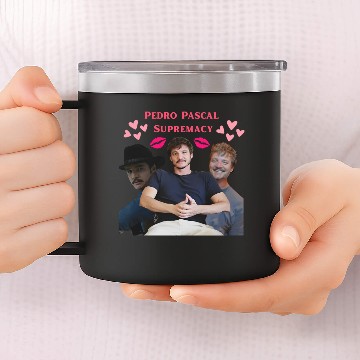 Discover Pedro Pascal Supremacy 14oz Stainless Steel Tumblers