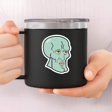 Discover Handsome Squidward 14oz Stainless Steel Tumblers