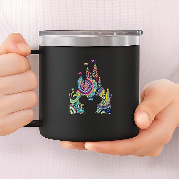 Discover Disney Castle Sublimation Mickey 14oz Stainless Steel Tumblers