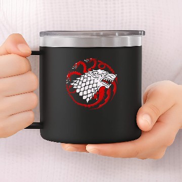 Discover Game of Thrones Sigil Mash-Up 14oz Stainless Steel Tumblers