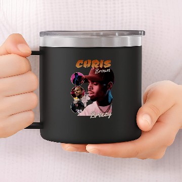 Discover Chris Brown Under The Influence Tour Cotton 14oz Stainless Steel Tumblers