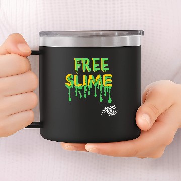 Discover Young Thug Free Slime 14oz Stainless Steel Tumblers