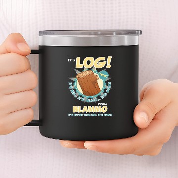 Discover It's Log! - Ren And Stimpy - 14oz Stainless Steel Tumblers