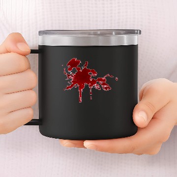 Discover Blood splatter 14oz Stainless Steel Tumblers