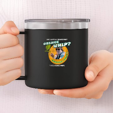Discover Orange whip? distressed - Blues Brothers - 14oz Stainless Steel Tumblers