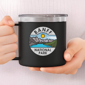 Discover Banff National Park 14oz Stainless Steel Tumblers