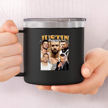 Discover Justin Timberlake Unisex Softstyle 14oz Stainless Steel Tumblers