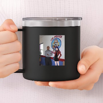 Discover Gus and Misato 14oz Stainless Steel Tumblers