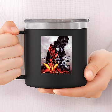 Discover Metal Gear Solid V - The Phantom Pain Graphic 14oz Stainless Steel Tumblers