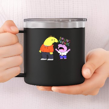 Discover I LOVE SMILING!! - Smiling Friends - Baseball Jerseys 14oz Stainless Steel Tumblers