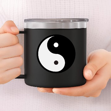 Discover Ying Yang 14oz Stainless Steel Tumblers