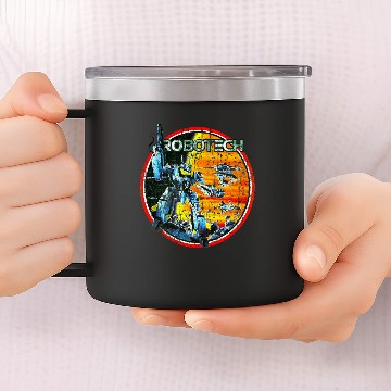 Discover Vintage 80s Anime Robotech 14oz Stainless Steel Tumblers