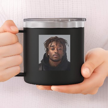 Discover Lil Uzi Vert Mugshot 14oz Stainless Steel Tumblers