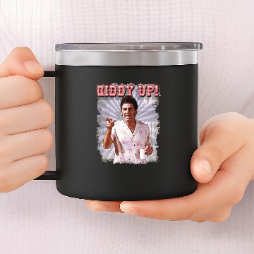 Discover Giddy Up Cosmo Kramer 14oz Stainless Steel Tumblers, Seinfeld Kramer 14oz Stainless Steel Tumblers