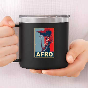 Discover Afro Poster - Afro Samurai - 14oz Stainless Steel Tumblers