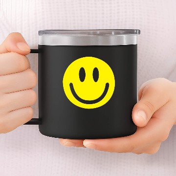 Discover Smiley Face 14oz Stainless Steel Tumblers