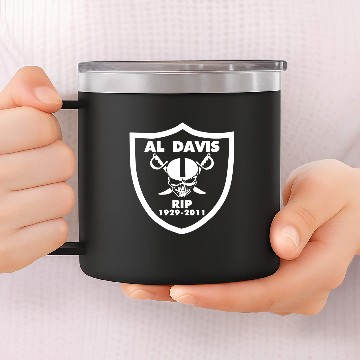 Discover Al Davis RIP 14oz Stainless Steel Tumblers
