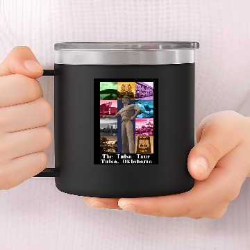 Discover Eras Tour Tulsa 1384 14oz Stainless Steel Tumblers