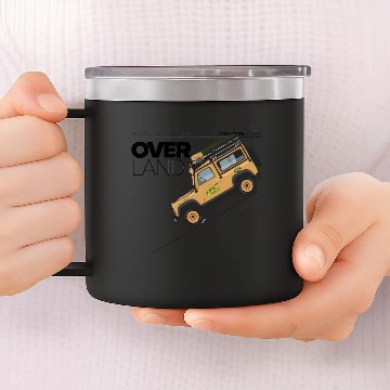 Discover Jon Forde Over Land 14oz Stainless Steel Tumblers