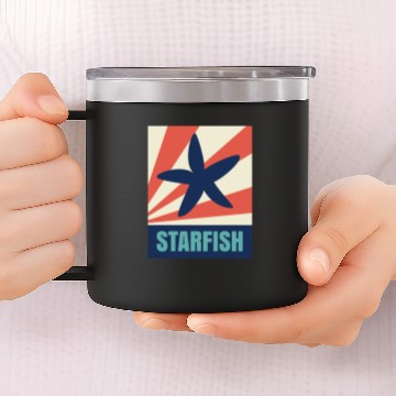 Discover Starfish 14oz Stainless Steel Tumblers