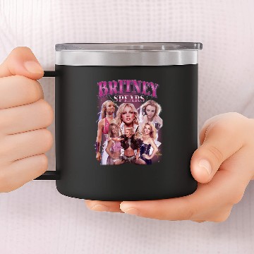 Discover Vintage Britney Spears 14oz Stainless Steel Tumblers