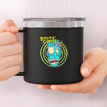 Discover White zombie 14oz Stainless Steel Tumblers