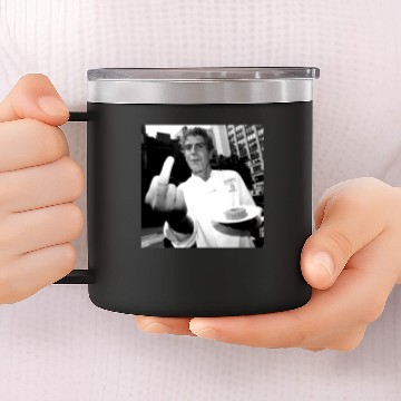 Discover Anthony Bourdain able and Simple 14oz Stainless Steel Tumblers