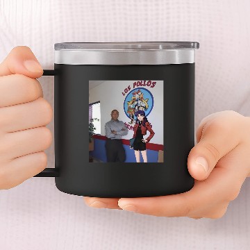 Discover Gus and Misato 14oz Stainless Steel Tumblers