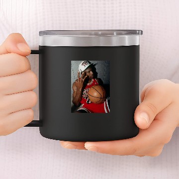 Discover Michael Jordan Three Fingers 14oz Stainless Steel Tumblers