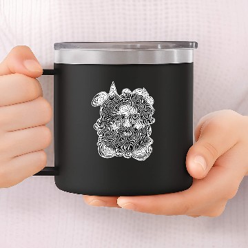 Discover Jerry Garcia swirly 14oz Stainless Steel Tumblers