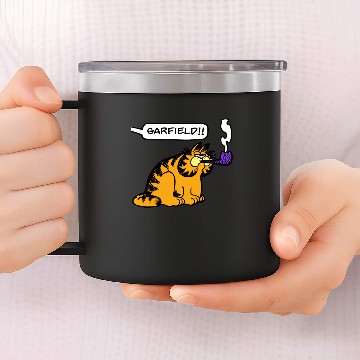 Discover Garfield Pipe 14oz Stainless Steel Tumblers