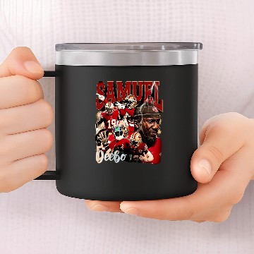 Discover Deebo Samuel 14oz Stainless Steel Tumblers - San Francisco 49ers 90s