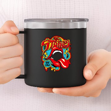 Discover The Rolling Stones 14oz Stainless Steel Tumblers