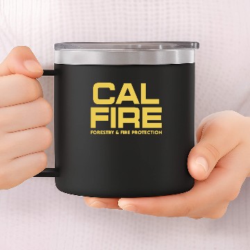 Discover Cal Fire Forestry Fire Protection 14oz Stainless Steel Tumblers
