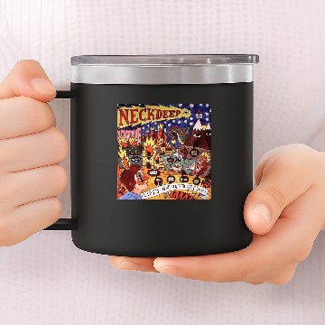 Discover Neck Deep 14oz Stainless Steel Tumblers