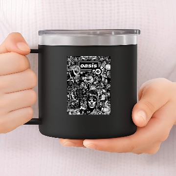 Discover Liam Gallagher Oasis Band 14oz Stainless Steel Tumblers