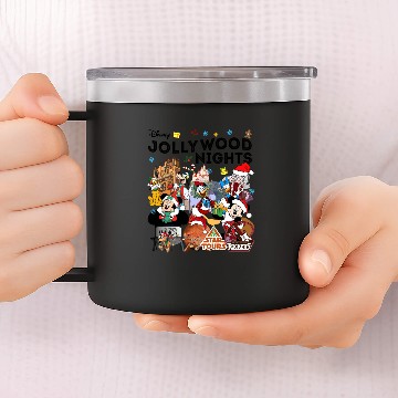 Discover Disney Christmas Hollywood Studios Jollywood Nights 14oz Stainless Steel Tumblers