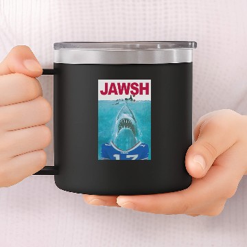 Discover Jaws - Josh Allen 14oz Stainless Steel Tumblers