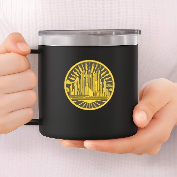 Discover Logo Necklace (Into the Badlands) 14oz Stainless Steel Tumblers