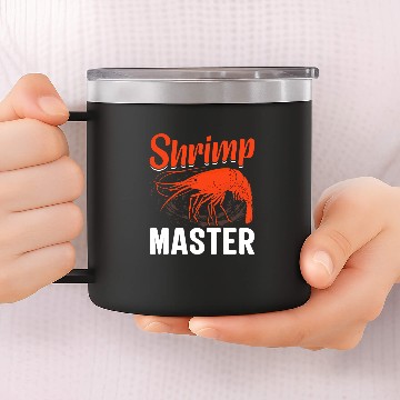 Discover Shrimp Gift Master 21 14oz Stainless Steel Tumblers