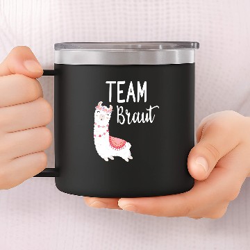 Discover Lama Llama Womens Team Bride Lama Alpaca Alpaca JGA Engagement Gift 21 14oz Stainless Steel Tumblers