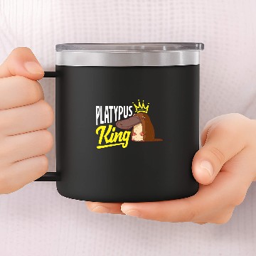 Discover Platypus Gift Mens Platypuses King 14oz Stainless Steel Tumblers