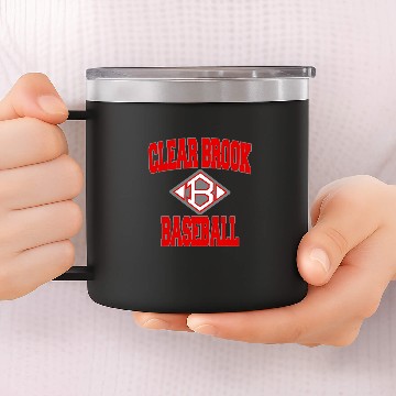 Discover Baseball Gift Clear Brook Wolverines 14oz Stainless Steel Tumblers