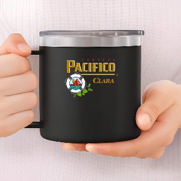 Discover Pacifico Beer 14oz Stainless Steel Tumblers - Pacifico Logo