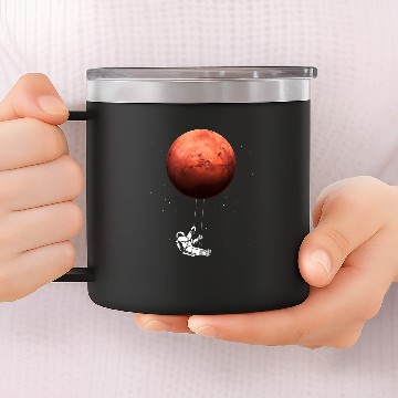 Discover Astronauts Space Science Mars 14oz Stainless Steel Tumblers