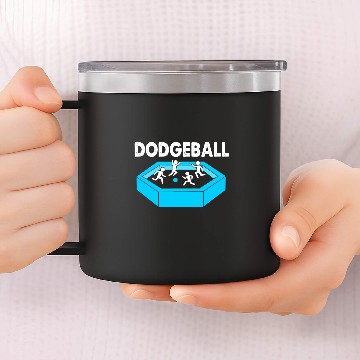 Discover Gaga Ball Dodgeball 14oz Stainless Steel Tumblers