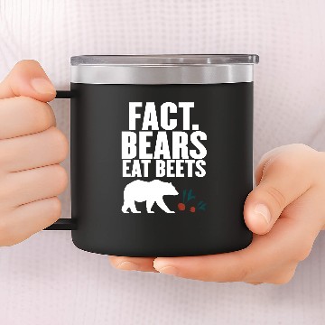 Discover Bee Beekeeping Bear Fact Bears Eat Beets White Bear 400 Polar panda Beekeeper 14oz Stainless Steel Tumblers