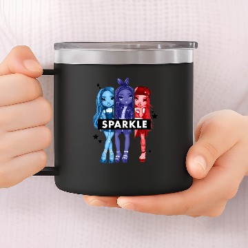 Discover Bratz Dolls Group Shot Sparkle 14oz Stainless Steel Tumblers