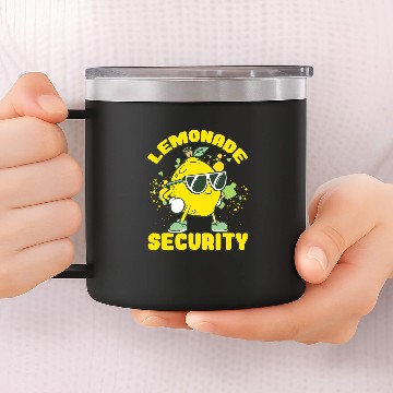 Discover Lemonade Security Lemon Juice Boss 14oz Stainless Steel Tumblers