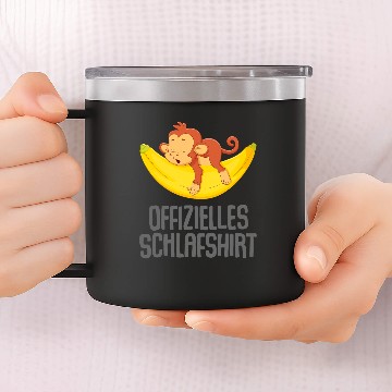Discover Official Sleep Pyjamas Monkey Chimpanzee Gorilla Fun 54 14oz Stainless Steel Tumblers